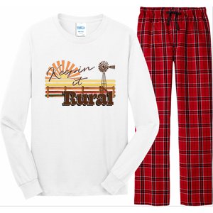 Keeping it Rural - agriculture farming Long Sleeve Pajama Set