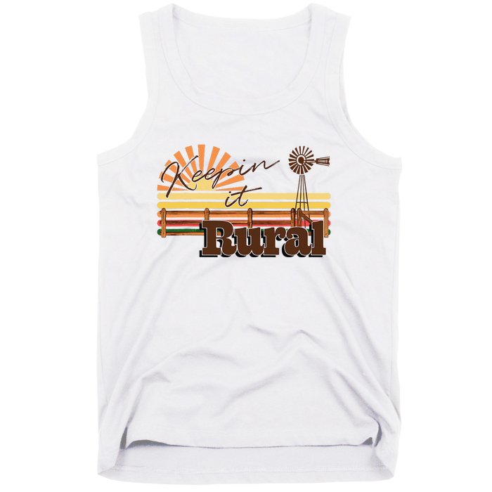 Keeping it Rural - agriculture farming Tank Top