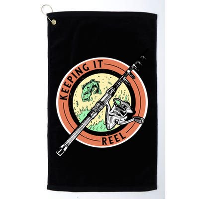 Keeping It Reel Fishing Golf Towel