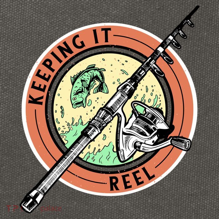 Keeping It Reel Fishing Cotton Canvas Backpack