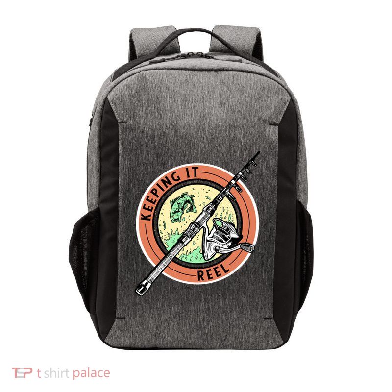 Keeping It Reel Fishing Vector Backpack