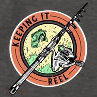 Keeping It Reel Fishing Vector Backpack