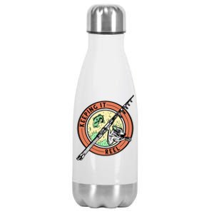 Keeping It Reel Fishing Stainless Steel Insulated Water Bottle