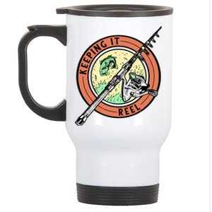 Keeping It Reel Fishing Stainless Steel Travel Mug