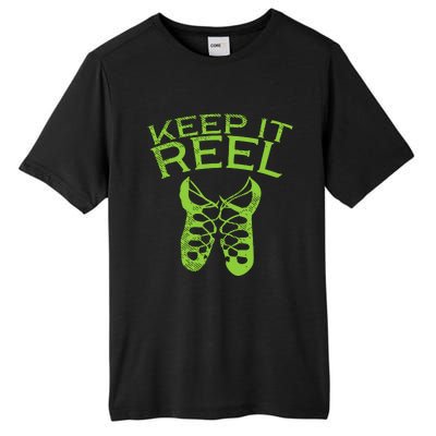 Keep It Reel Irish Dance St Patricks Day Ceili Dancer Girl Tall Fusion ChromaSoft Performance T-Shirt