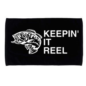 Keeping It Reel Shirts Funny Fishing Sayings Microfiber Hand Towel