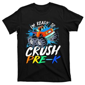 Kids Im Ready To Crush Pre K Monster Truck Prek Back To School T-Shirt