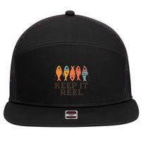 Keep It Reel 7 Panel Mesh Trucker Snapback Hat