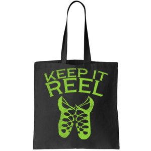 Keep It Reel Irish Dance St Patricks Day Ceili Dancer Girl Tote Bag