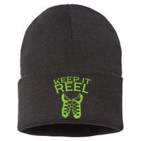 Keep It Reel Irish Dance St Patricks Day Ceili Dancer Girl Sustainable Knit Beanie