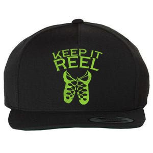 Keep It Reel Irish Dance St Patricks Day Ceili Dancer Girl Wool Snapback Cap