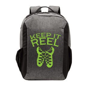 Keep It Reel Irish Dance St Patricks Day Ceili Dancer Girl Vector Backpack