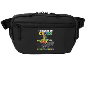 Kids Im Ready To Crush Kindergarten Monster Truck Dinosaur Boy Crossbody Pack