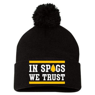 Kc In Spags We Trust Pom Pom 12in Knit Beanie