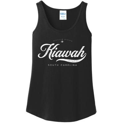 Kiawah Island South Carolina Vintage Retro Ladies Essential Tank