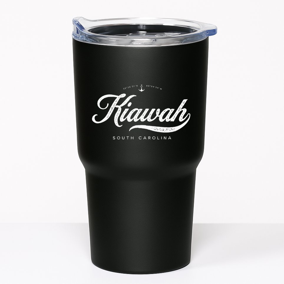 Kiawah Island South Carolina Vintage Retro Tumbler