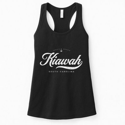 Kiawah Island South Carolina Vintage Retro Womens Tank Top