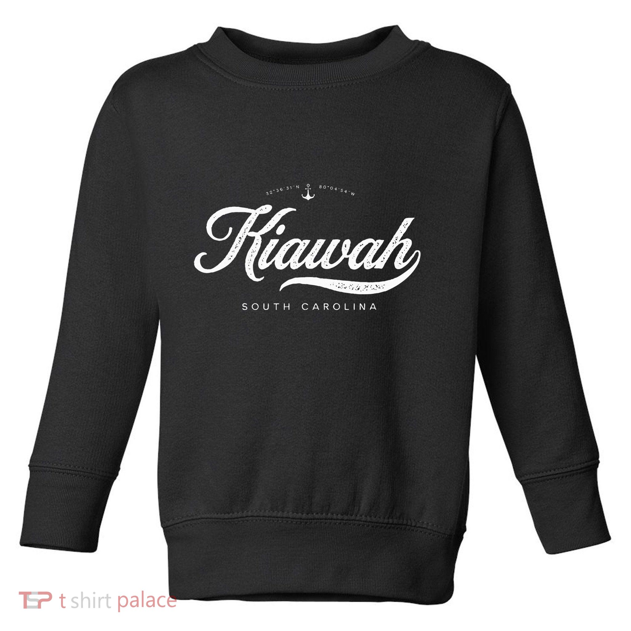 Kiawah Island South Carolina Vintage Retro Toddler Sweatshirt