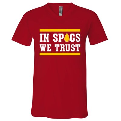 Kc In Spags We Trust V-Neck T-Shirt