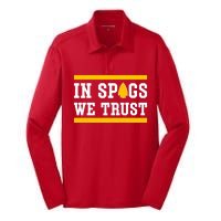 Kc In Spags We Trust Silk Touch Performance Long Sleeve Polo