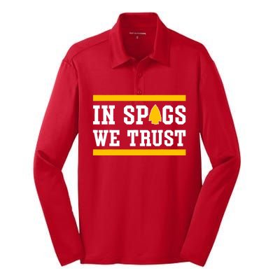 Kc In Spags We Trust Silk Touch Performance Long Sleeve Polo