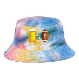 Keep It Simple Beer College Football Funny Common Tie Dye Newport Bucket Hat