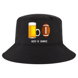 Keep It Simple Beer College Football Funny Common Cool Comfort Performance Bucket Hat