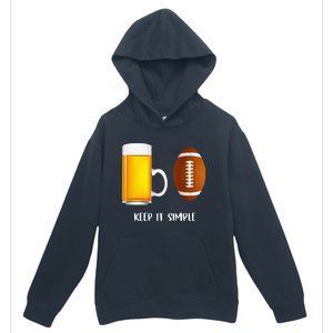 Keep It Simple Beer College Football Funny Common Urban Pullover Hoodie