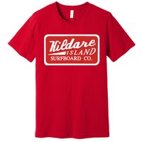 Kildare Island Surf Funny Kildare Island Surfboard Premium T-Shirt