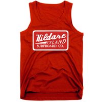 Kildare Island Surf Funny Kildare Island Surfboard Tank Top