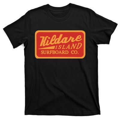 Kildare Island Surf Funny Kildare Island Surfboard T-Shirt