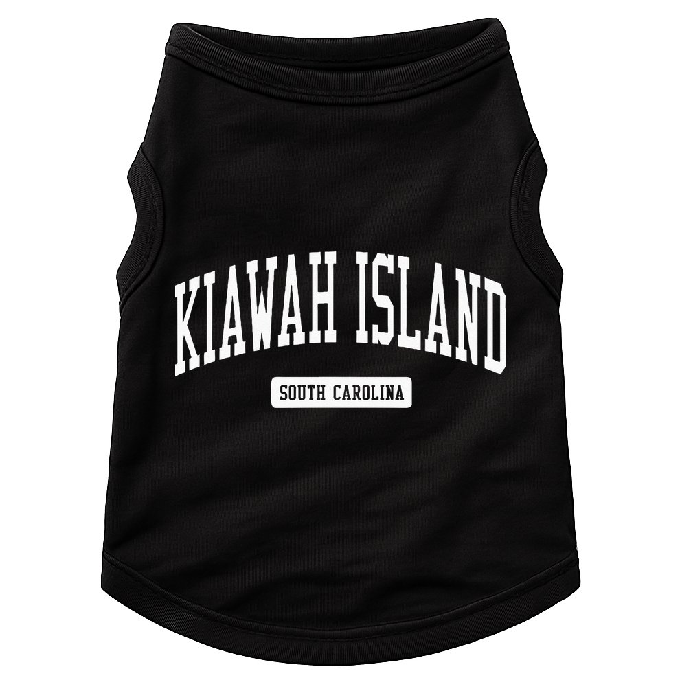 Kiawah Island South Carolina SC Vintage Athletic Sports Desi Doggie Tank