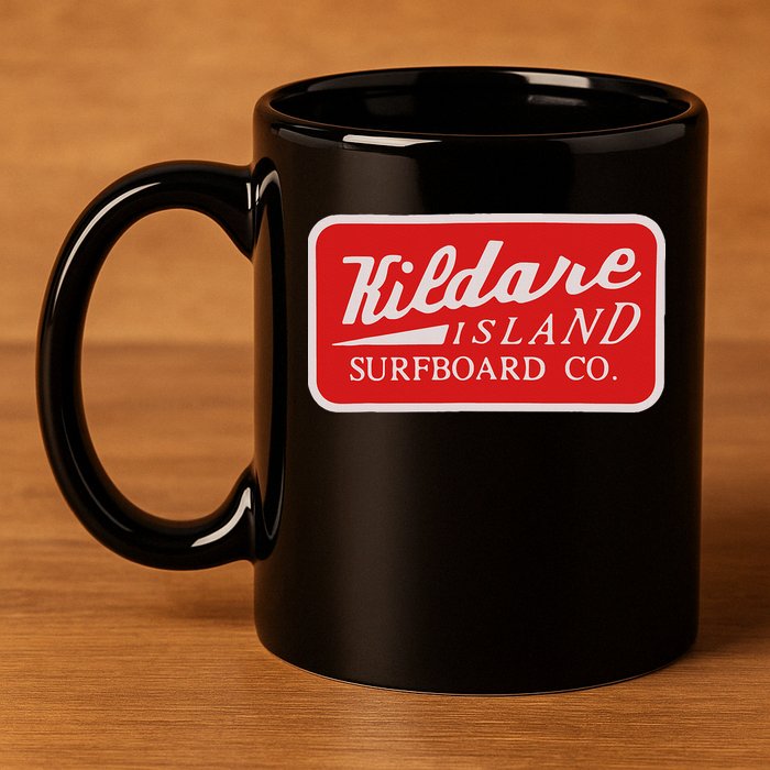 Kildare Island Surfboard Co 11oz C Handle Ceramic Mug