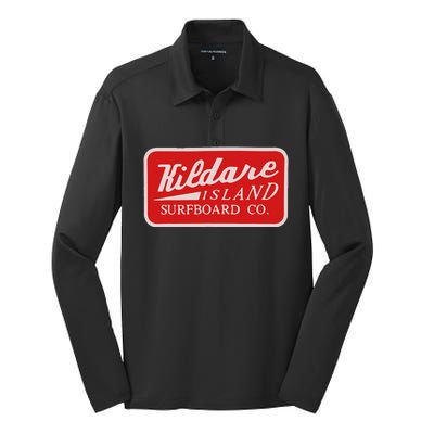 Kildare Island Surfboard Co Silk Touch Performance Long Sleeve Polo