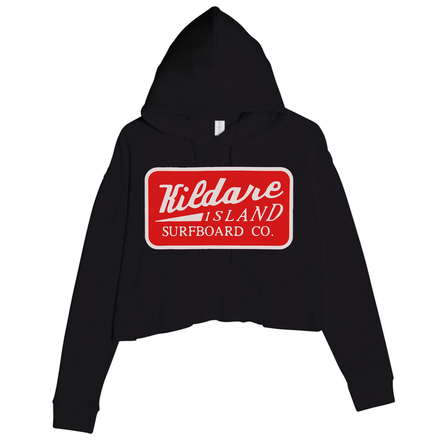 Kildare Island Surfboard Co Crop Fleece Hoodie
