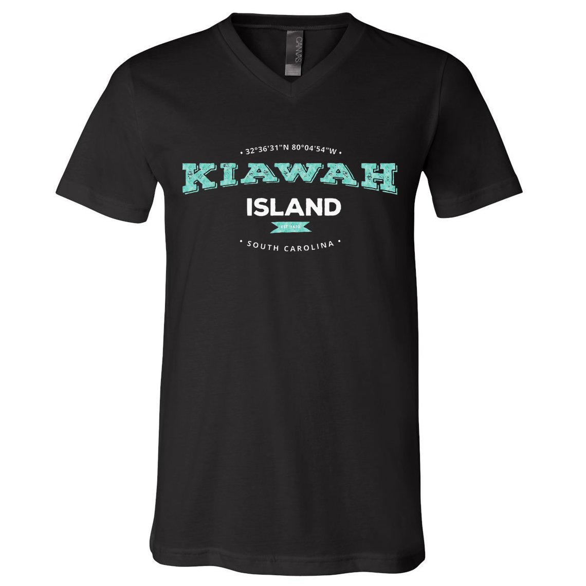 Kiawah Island South Carolina V-Neck T-Shirt