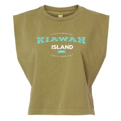 Kiawah Island South Carolina Garment-Dyed Women's Muscle Tee