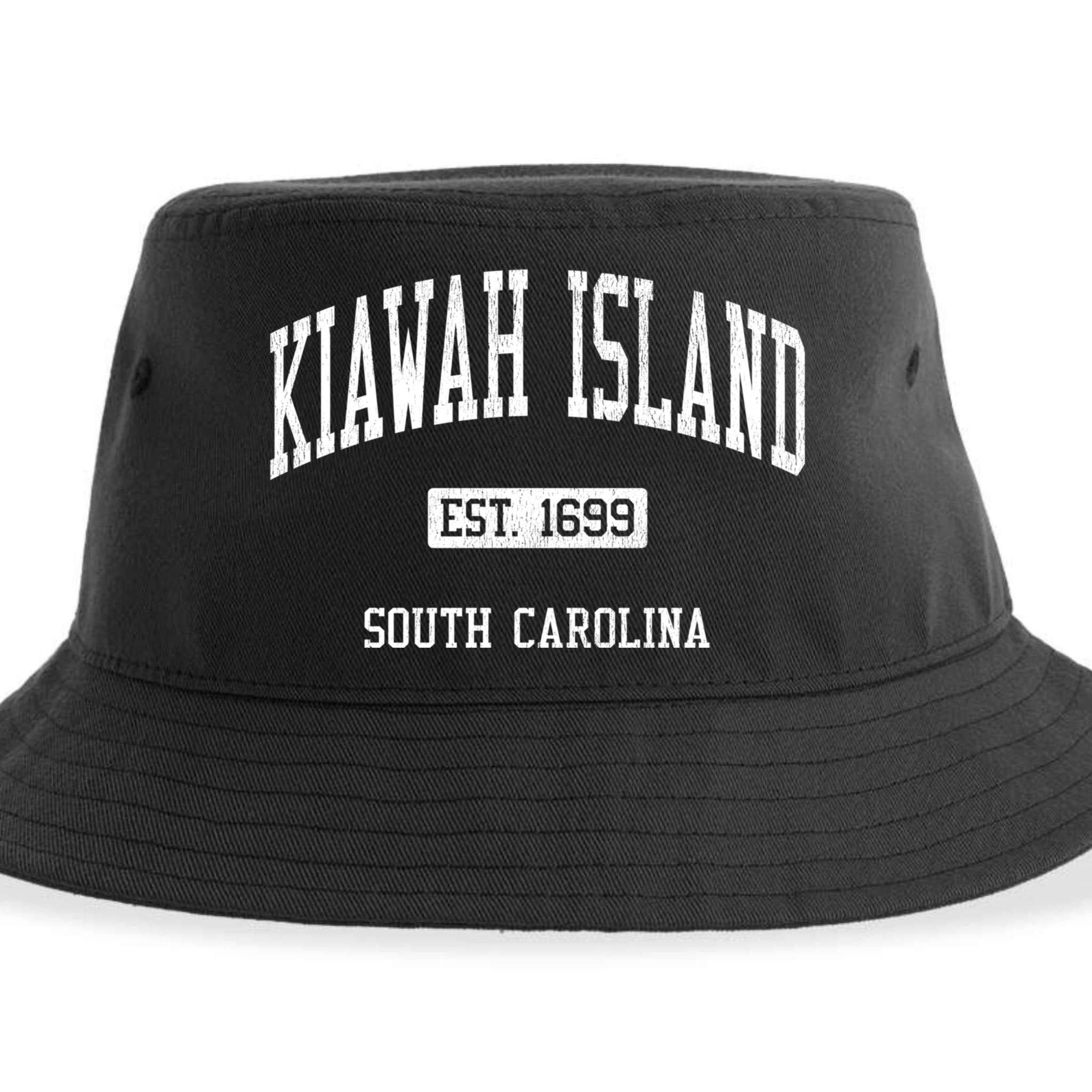 Kiawah Island South Carolina Sc Js04 Vintage Athletic Sports Sustainable Bucket Hat