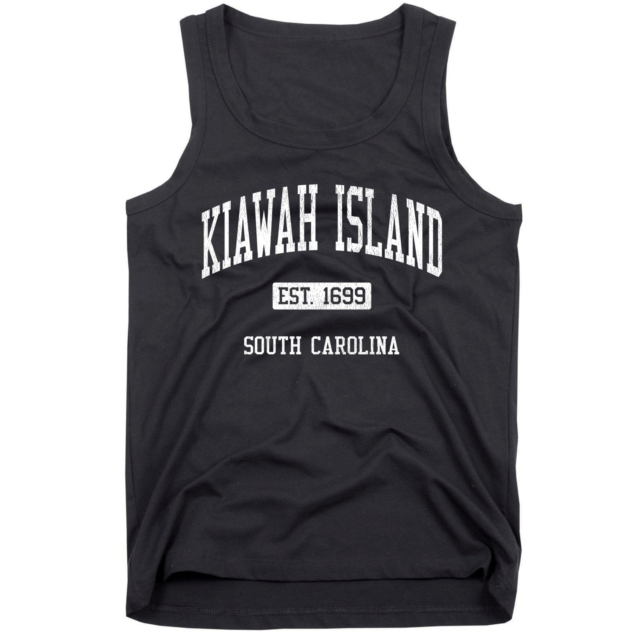 Kiawah Island South Carolina Sc Js04 Vintage Athletic Sports Tank Top