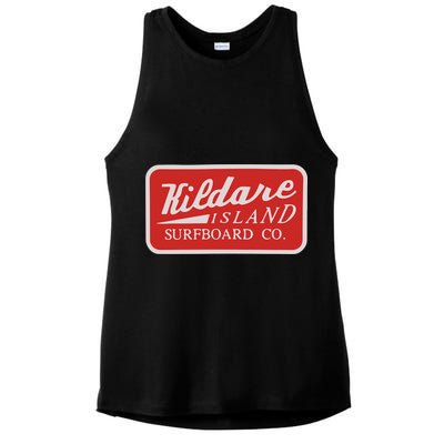 Kildare Island Surfboard Ladies PosiCharge Tri-Blend Wicking Tank