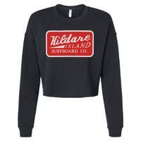 Kildare Island Surfboard Cropped Pullover Crew