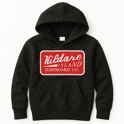 Kildare Island Surfboard Kids Hoodie