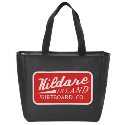 Kildare Island Surfboard Zip Tote Bag