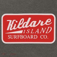 Kildare Island Surfboard Cotton Canvas Backpack