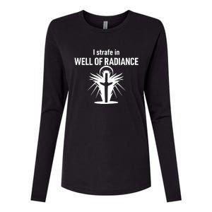 Kimberprime I Strafe In Well Of Radiance Womens Cotton Relaxed Long Sleeve T-Shirt