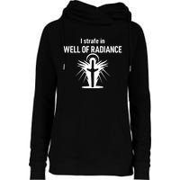 Kimberprime I Strafe In Well Of Radiance Womens Funnel Neck Pullover Hood