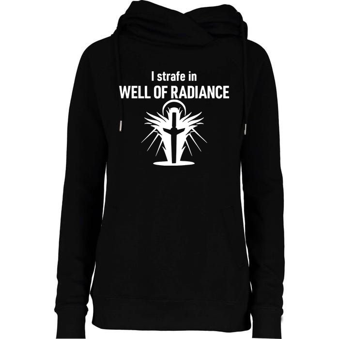 Kimberprime I Strafe In Well Of Radiance Womens Funnel Neck Pullover Hood