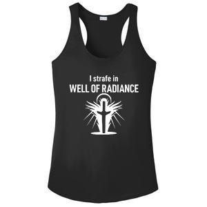 Kimberprime I Strafe In Well Of Radiance Ladies PosiCharge Competitor Racerback Tank