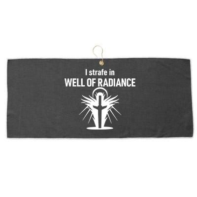 Kimberprime I Strafe In Well Of Radiance Large Microfiber Waffle Golf Towel