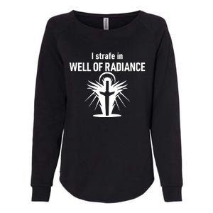 Kimberprime I Strafe In Well Of Radiance Womens California Wash Sweatshirt